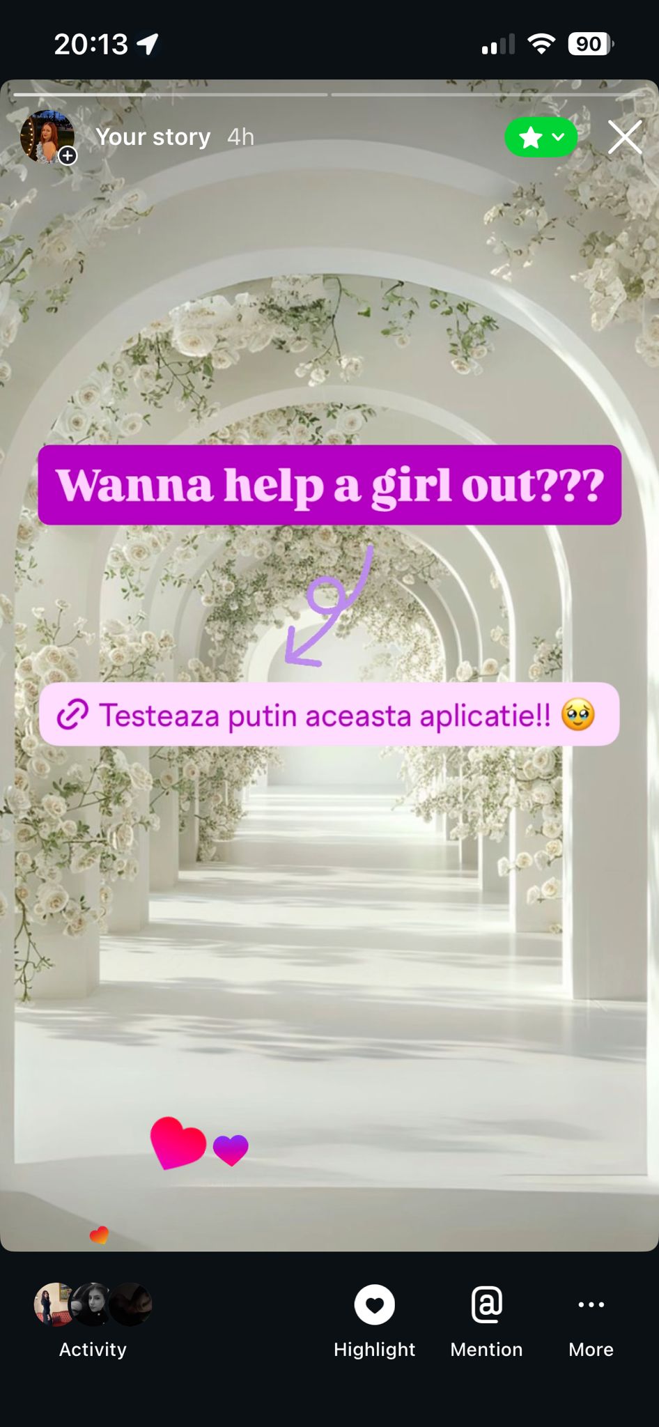 Instagram Story distribuție MVP 3